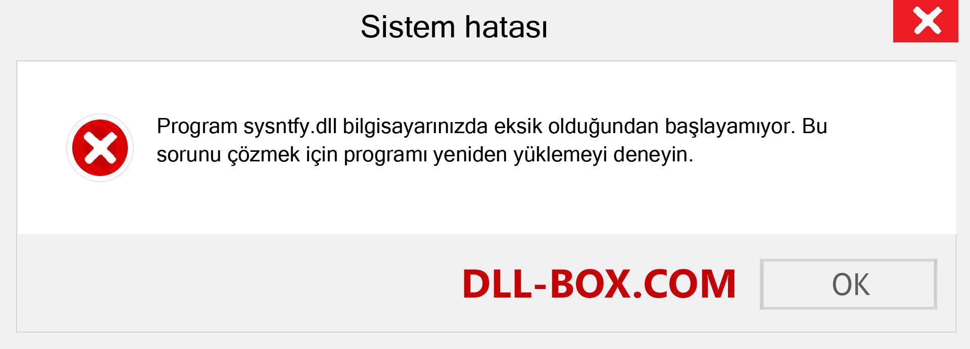 sysntfy.dll dosyası eksik mi? Windows 7, 8, 10 için İndirin - Windows'ta sysntfy dll Eksik Hatasını Düzeltin, fotoğraflar, resimler